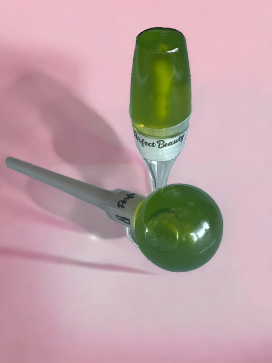 Jelly lip gloss smells sour apple