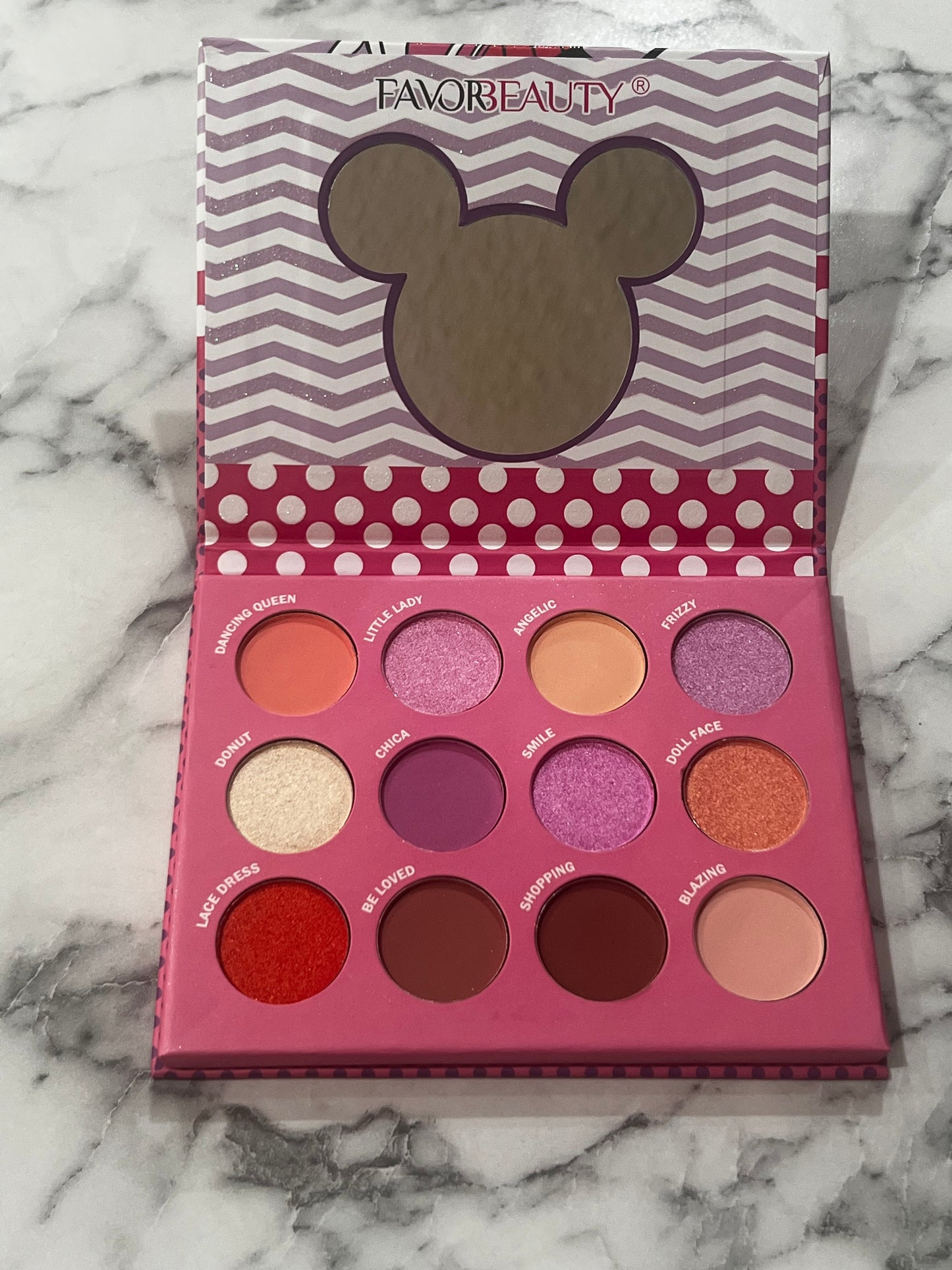 Minnie Mouse palette 12 colors