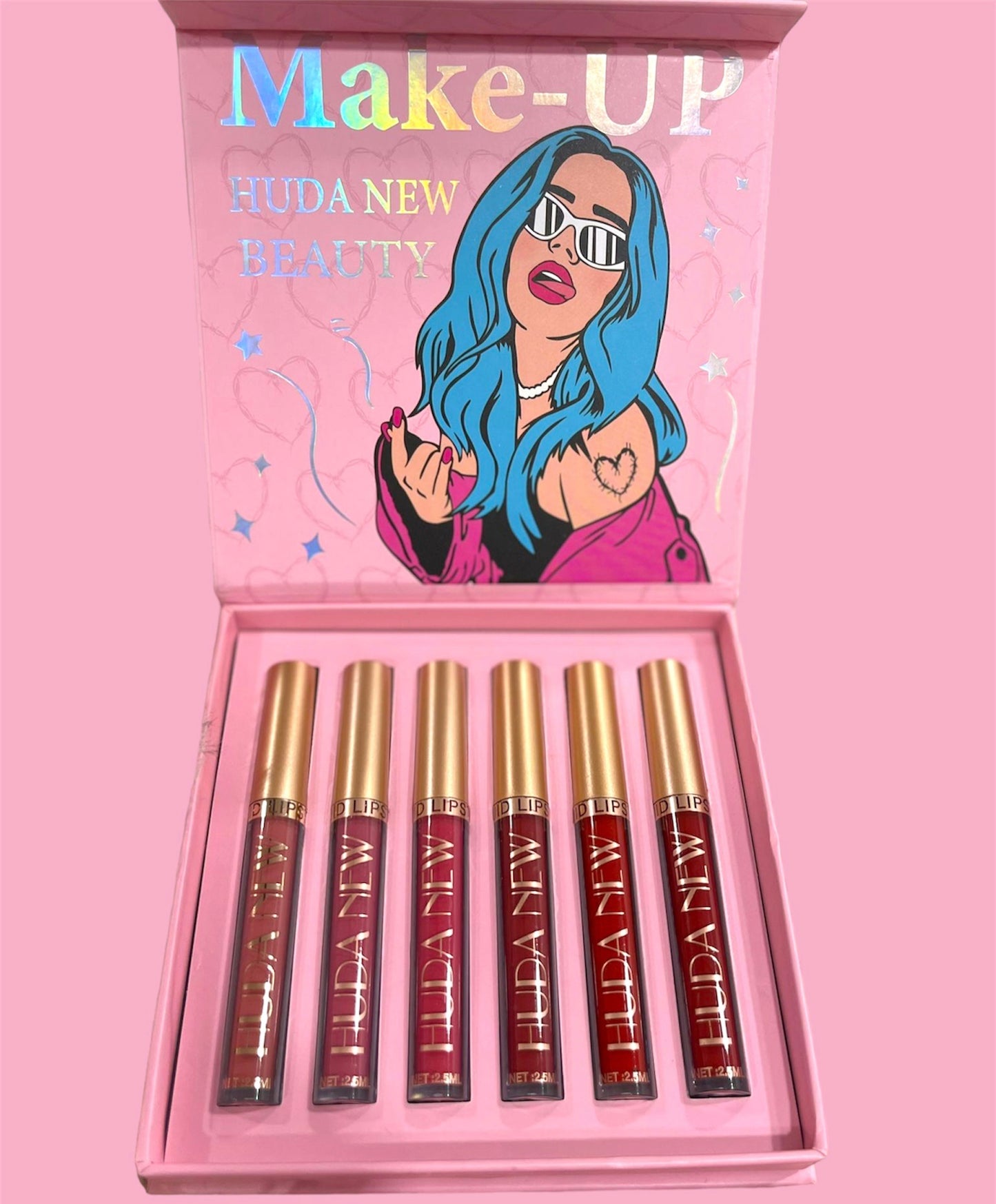 Matte lipgloss set 6