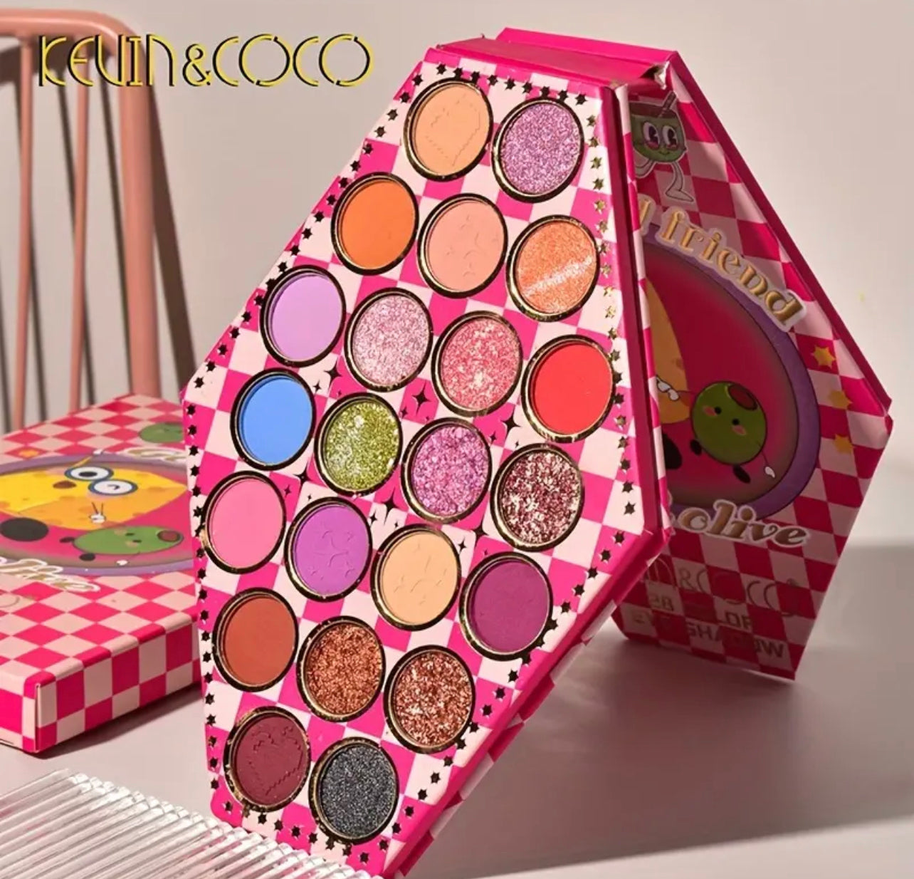 Kevin and coco cheese and olive palette