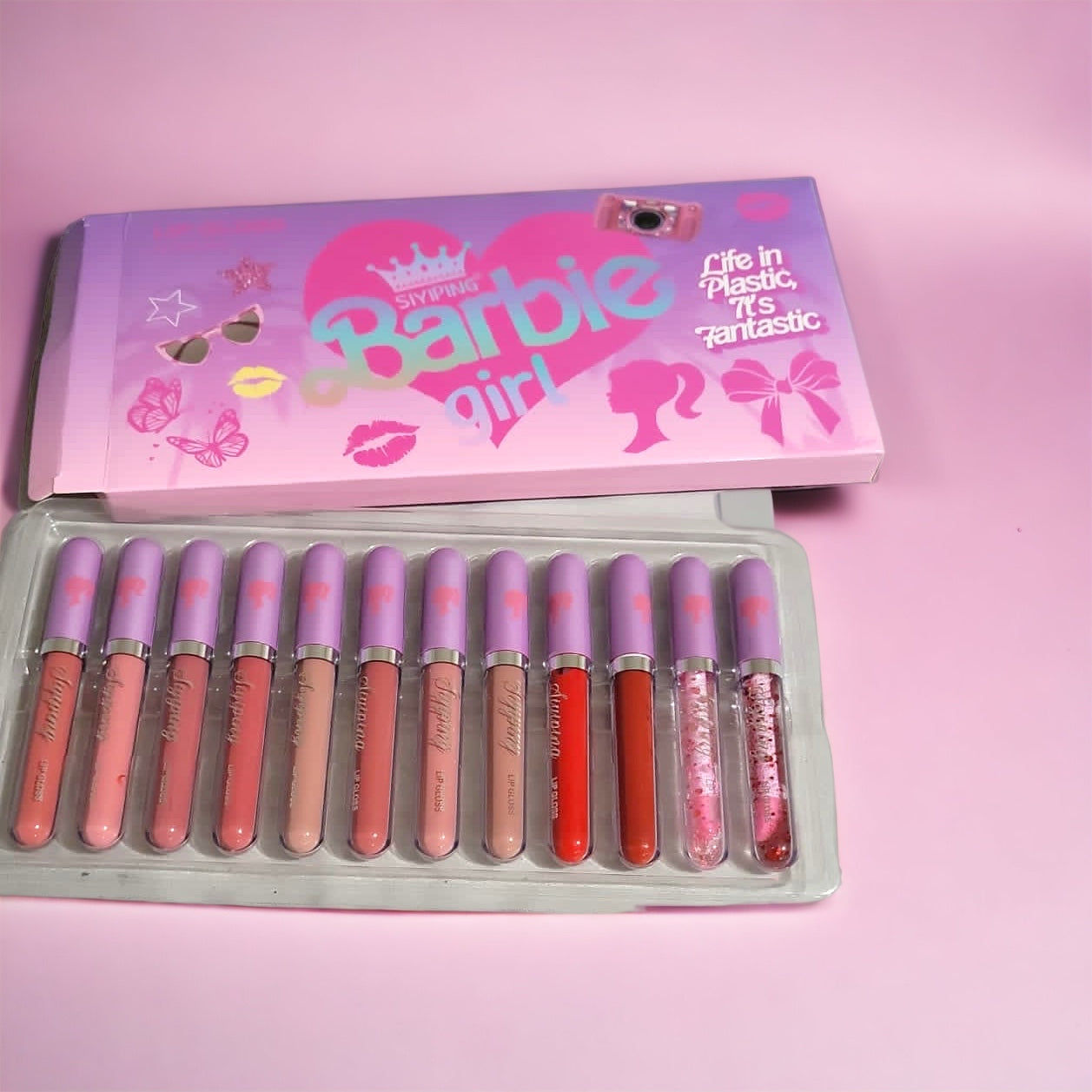 Barbie lipglosses set 12