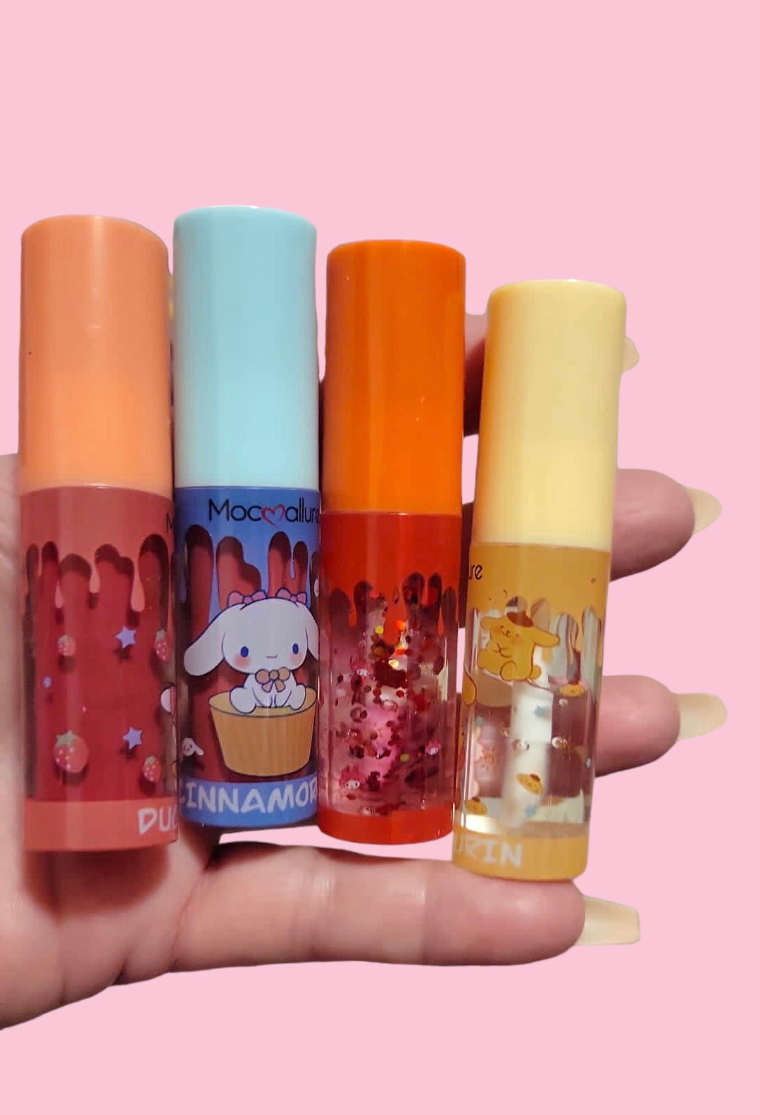 Set 4 lipglosses