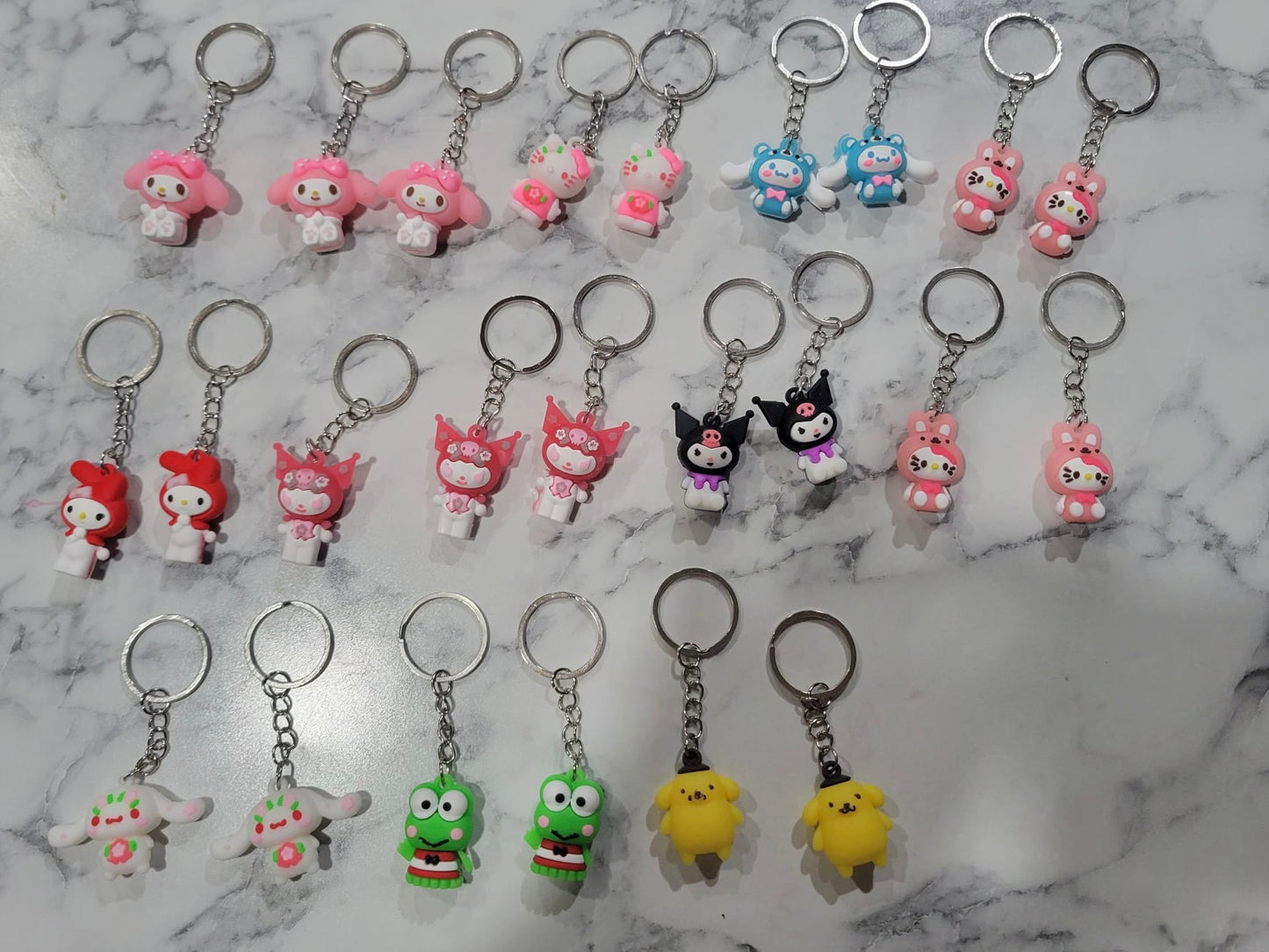 Random keychains Hk and friends