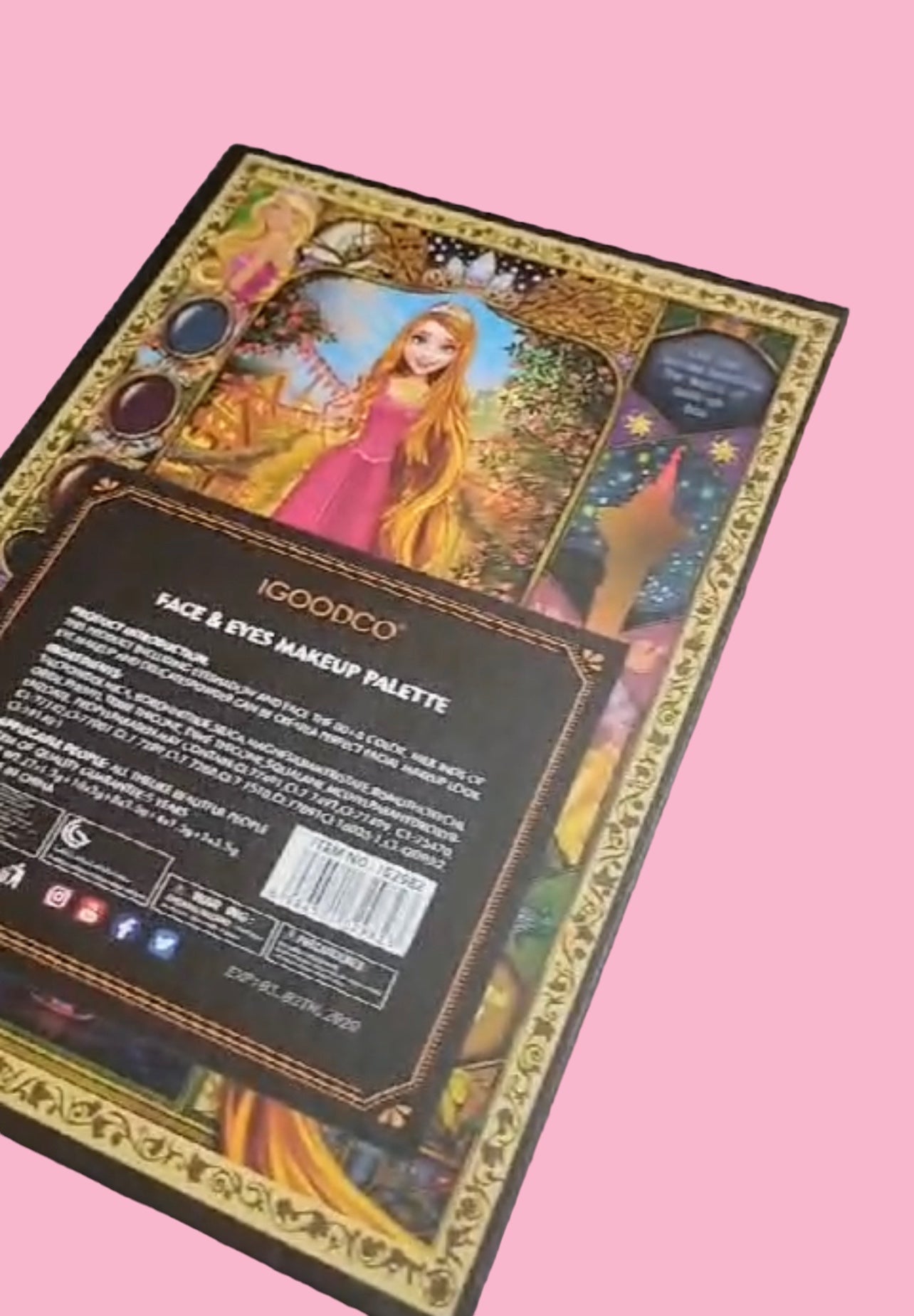 Rapunzel’s eyeshadow palette