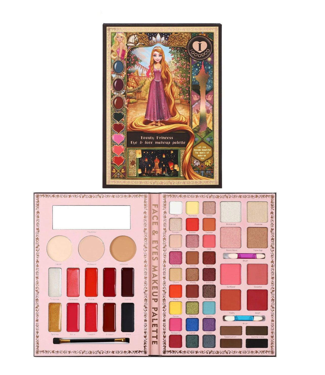 Rapunzel’s eyeshadow palette