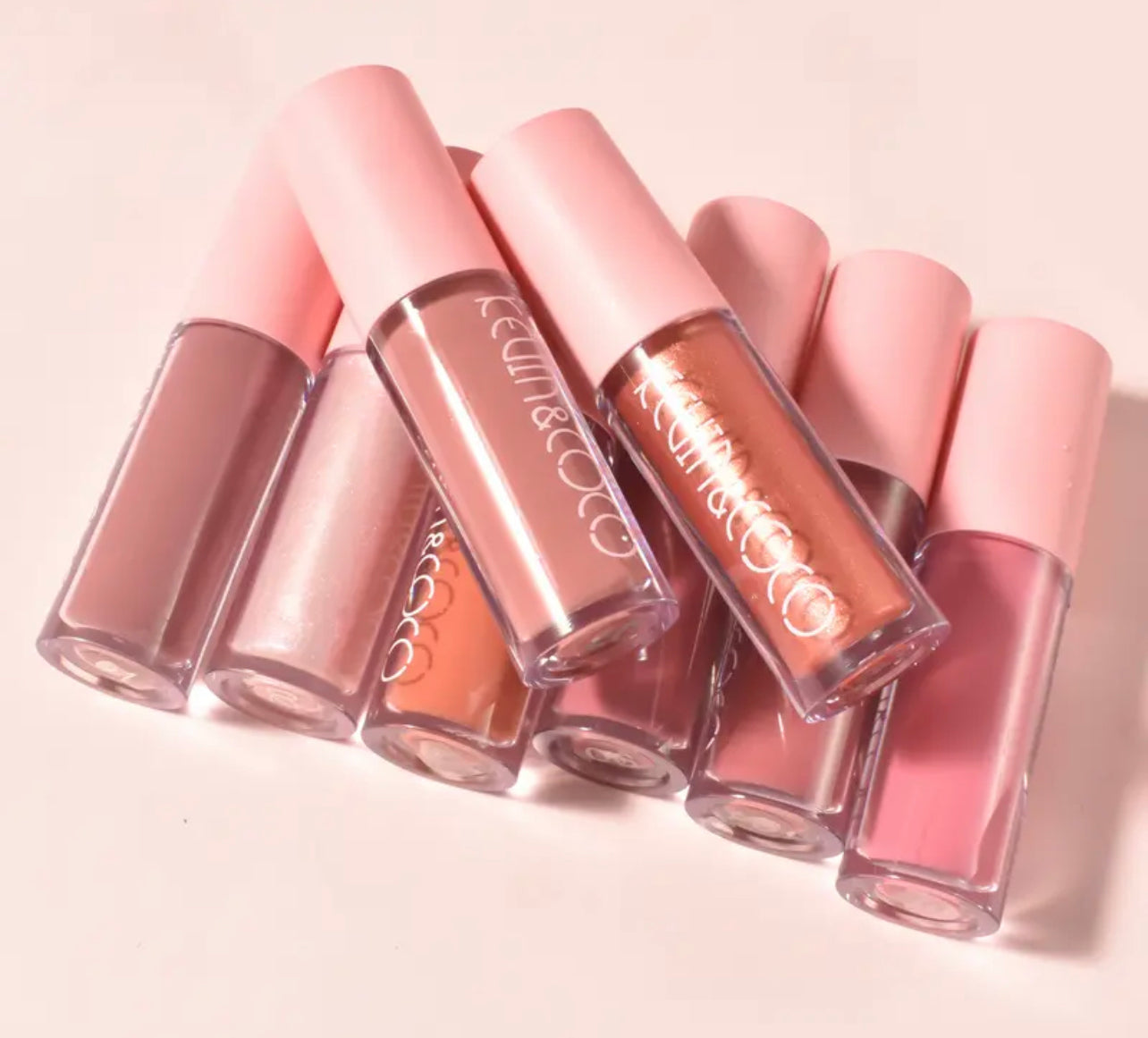 set 8 lipgloss glossy