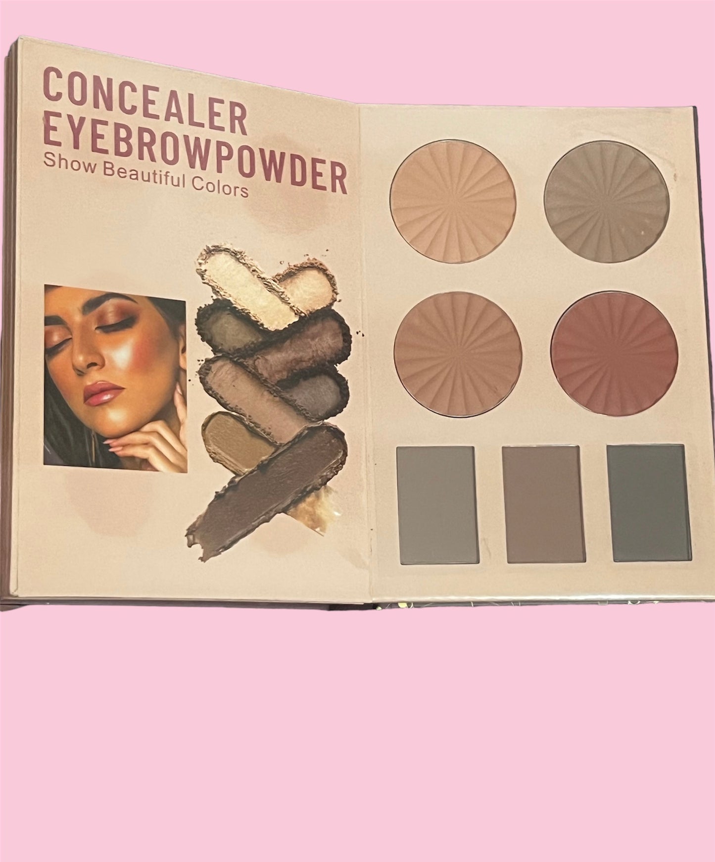 Brown butterfly girl eyeshadow palette