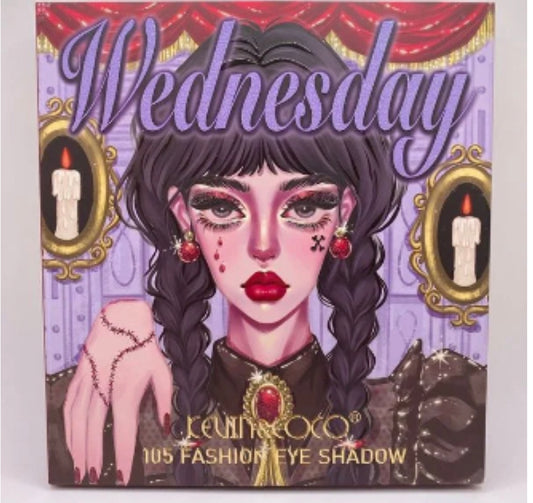 Wednesday 105 eyeshadow colors