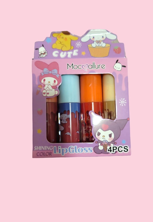 Set 4 lipglosses