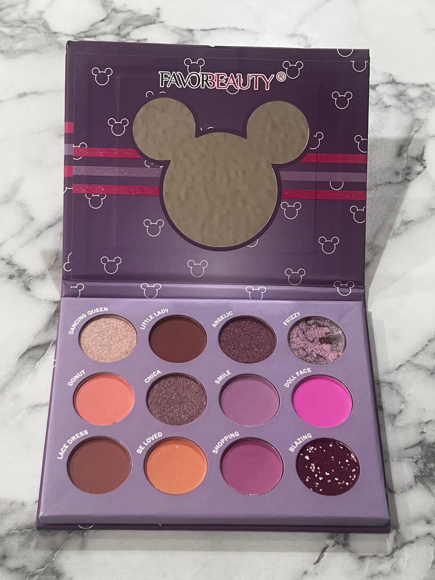 Minnie Mouse palette 12 colors