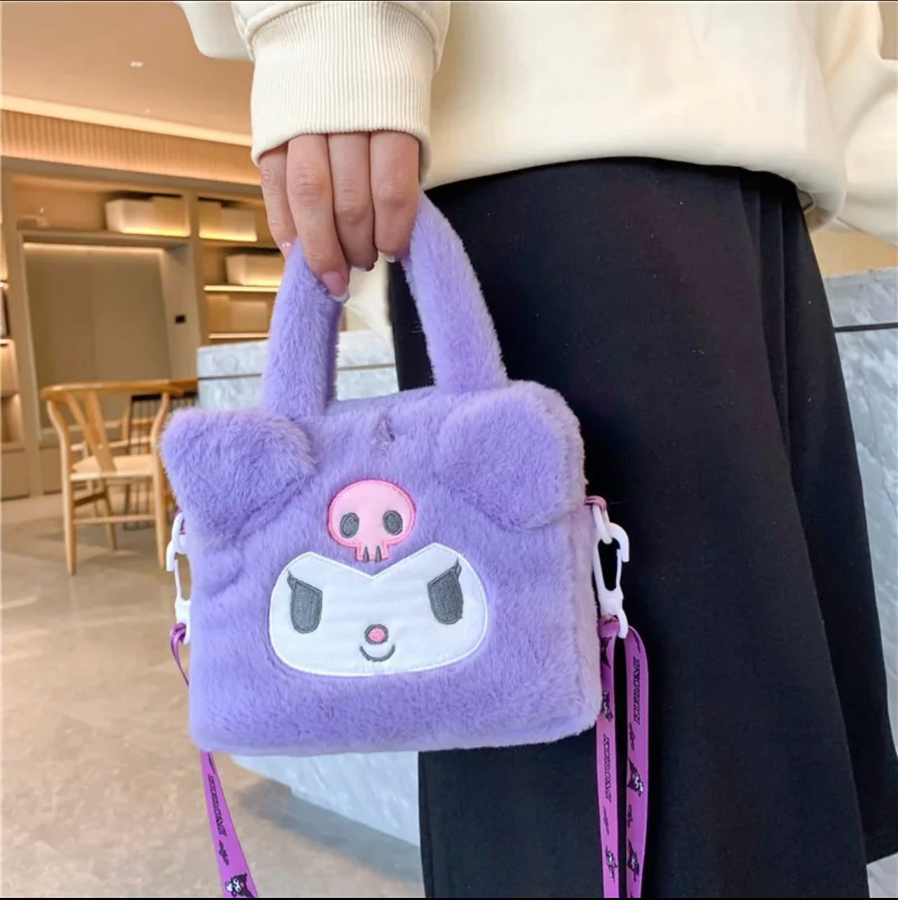 Kuromi Handbag . Sanrio character