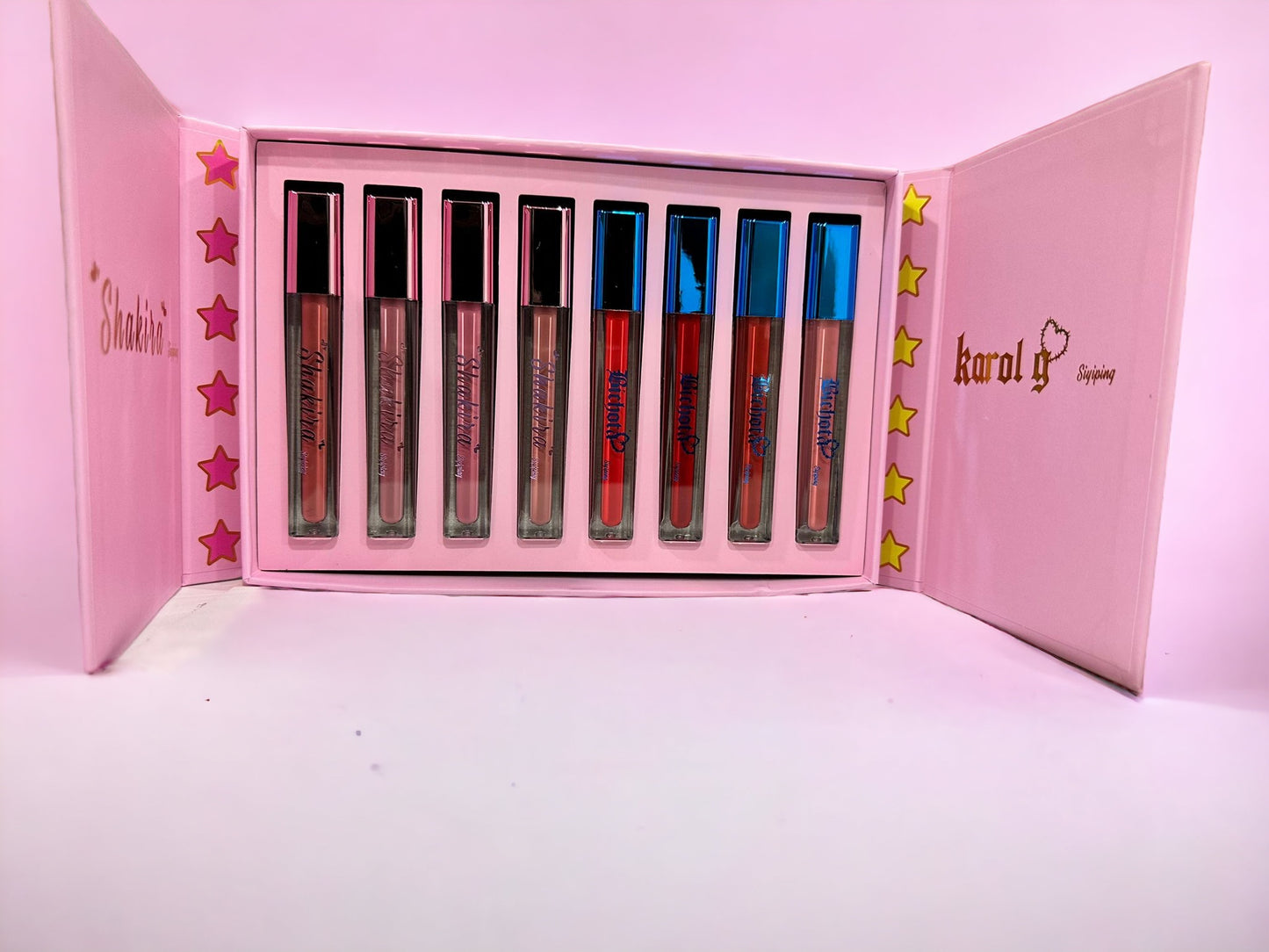 Set 8 lipgloss Karol g/ Shakira